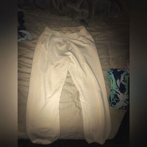 Cream Arie Sweatpants